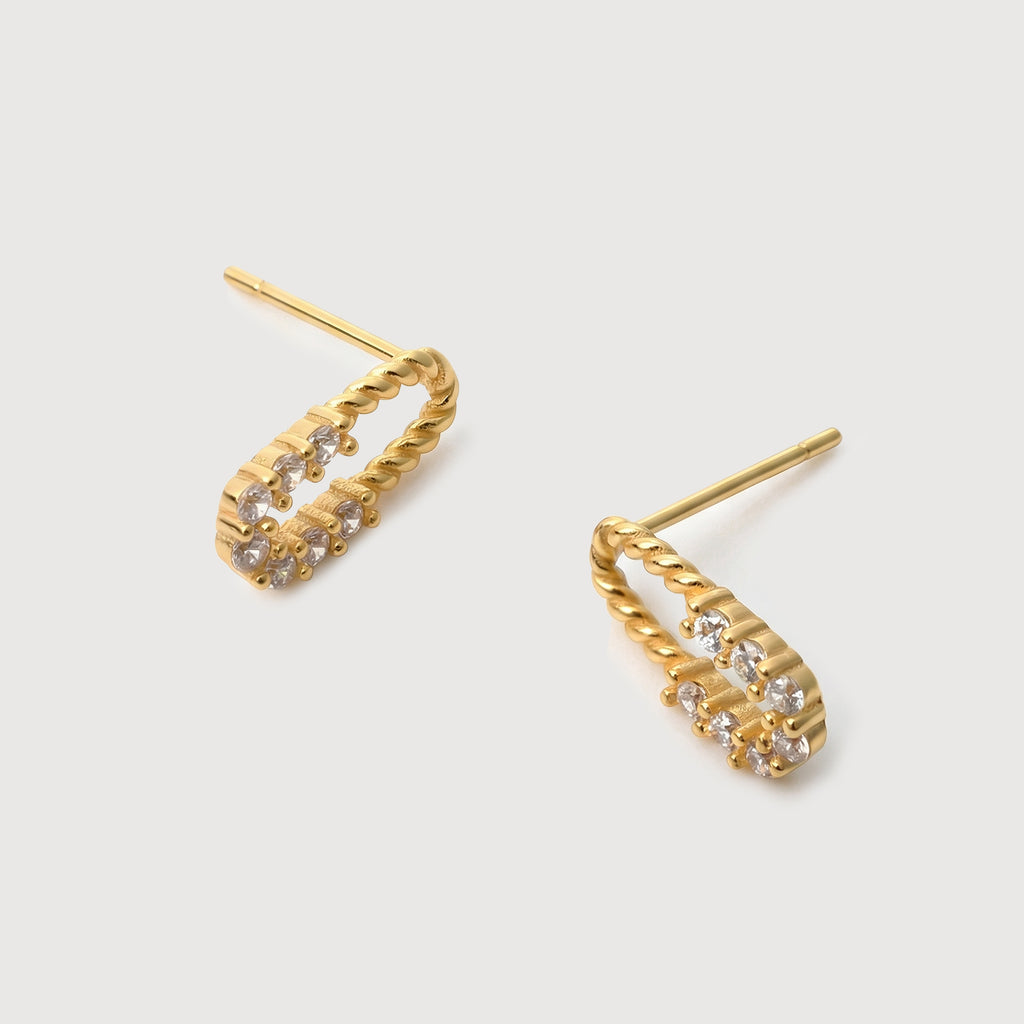 Pendientes de tuerca Celine Twist