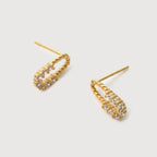 Pendientes de tuerca Celine Twist