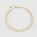 Pulsera de celosía de oro