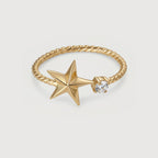 North Star Zirconia Ring
