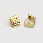 Pendientes de Aro Chevron
