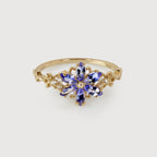 Violet Bloom Ring