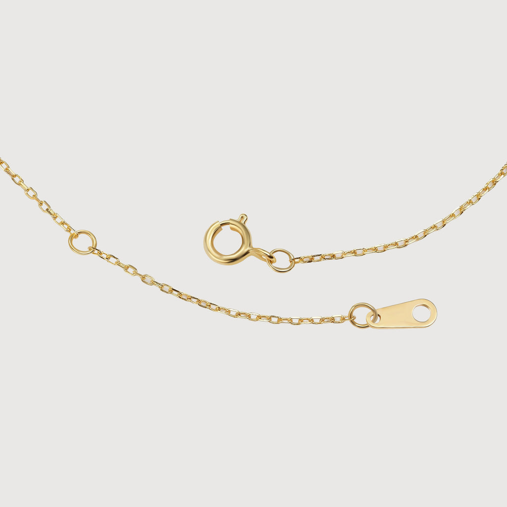Collar con colgante de perlas y circonitas