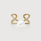 Luna Pearl Open Ring
