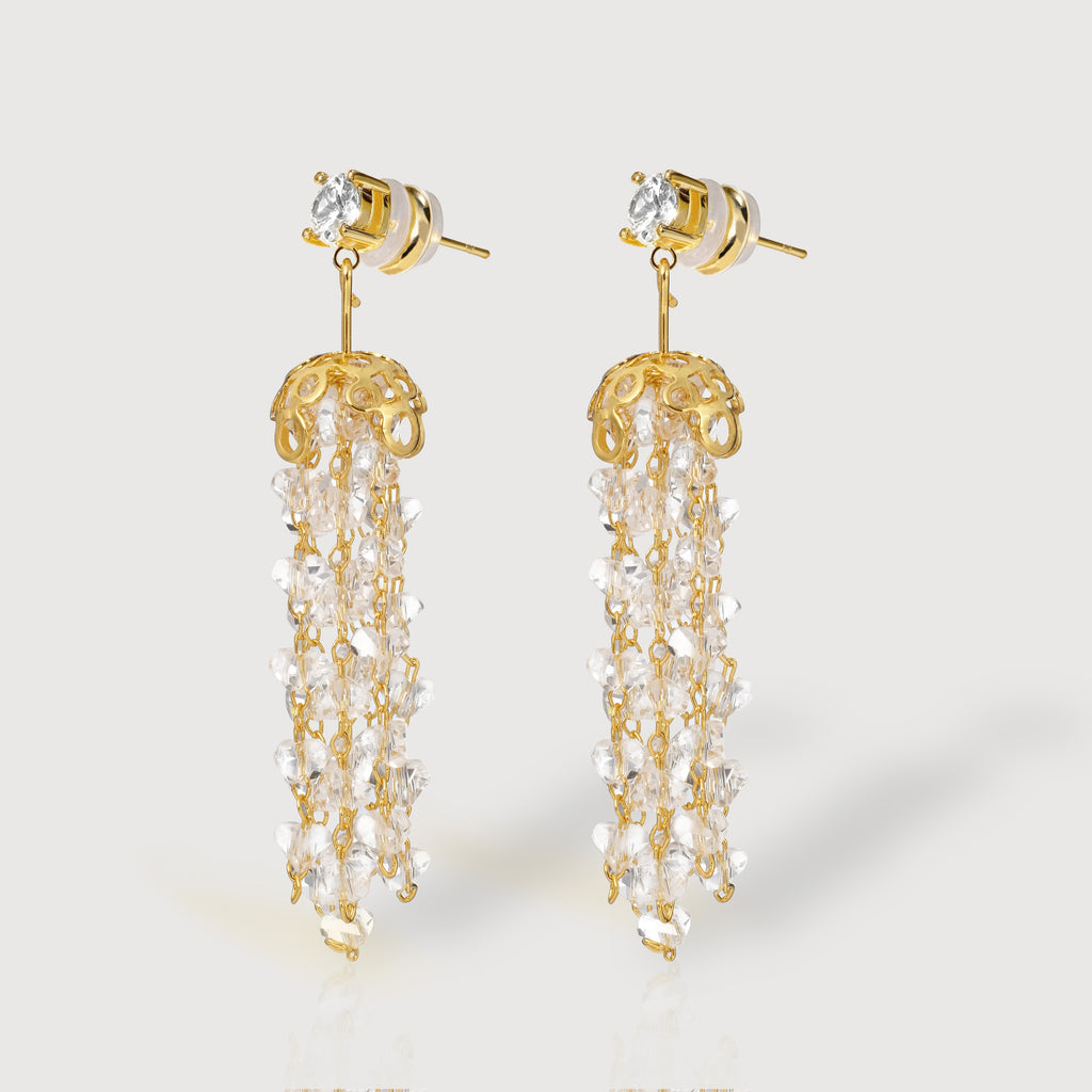 Élan Crystal Drop Earrings