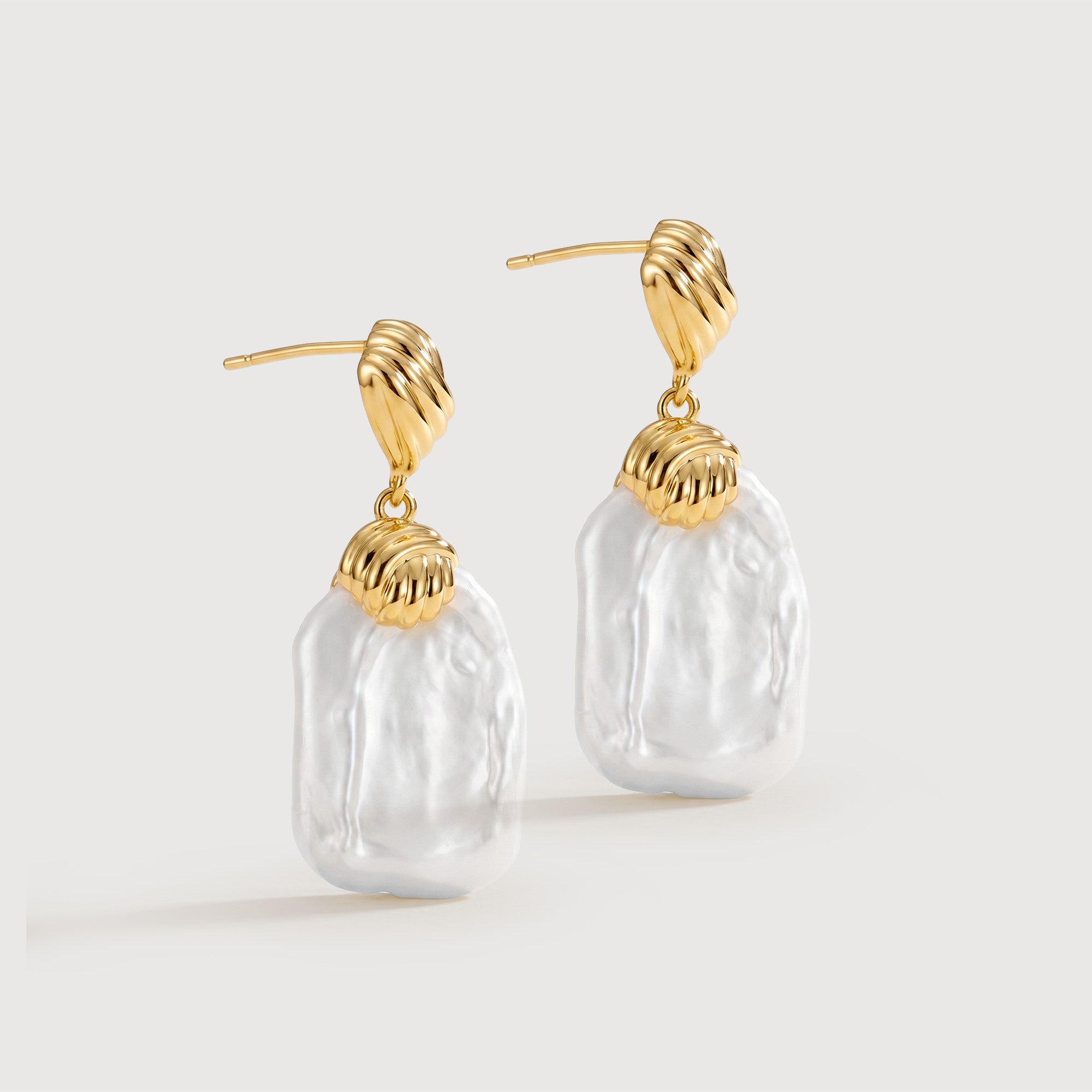 Baroque Pearl Drop Earrings