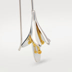Silver Bloom Drop Earrings