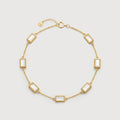 Gold Shell Station Bracelet