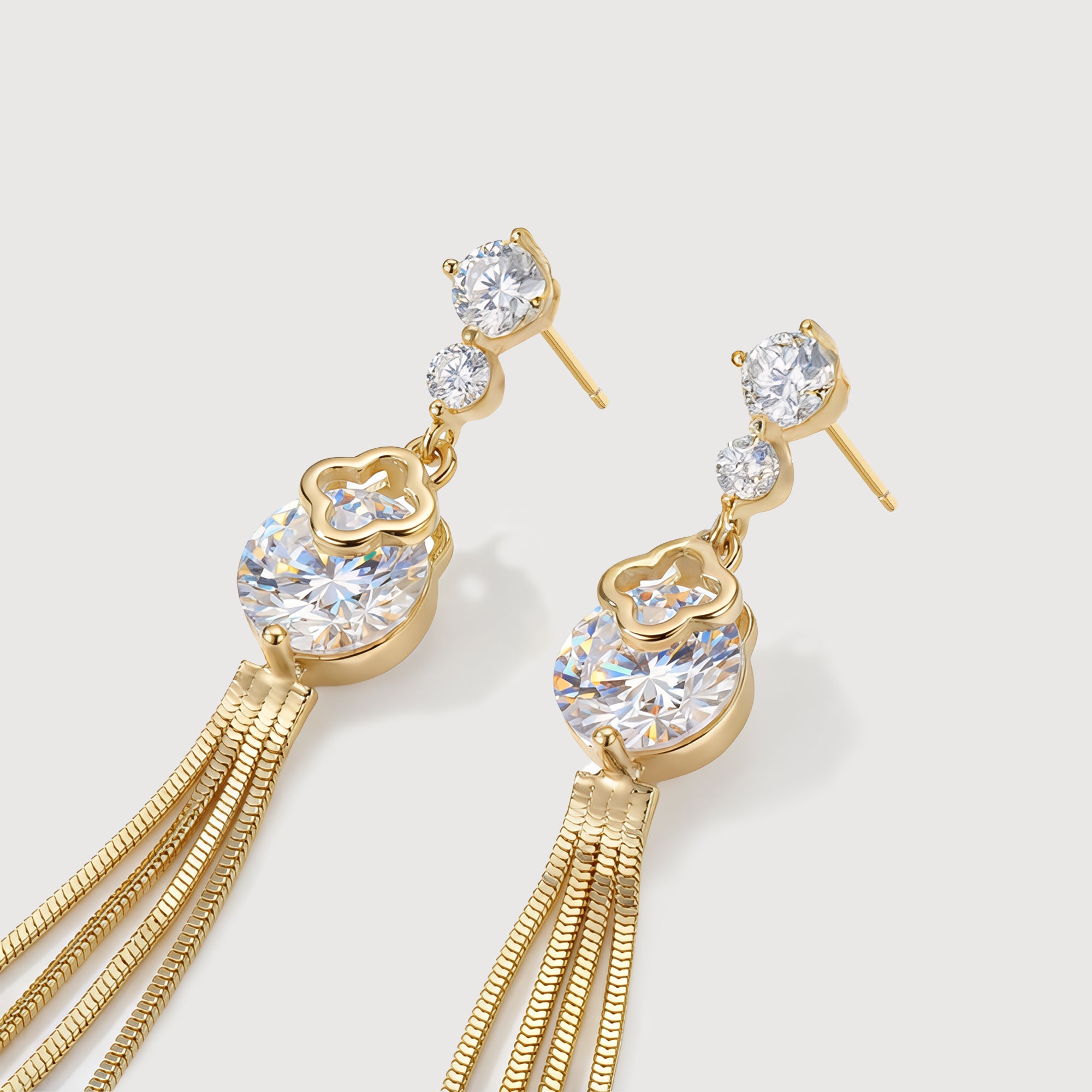 Vera Chain Drop Earrings