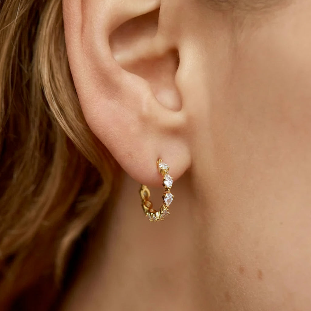 Pendientes de aro marquesa