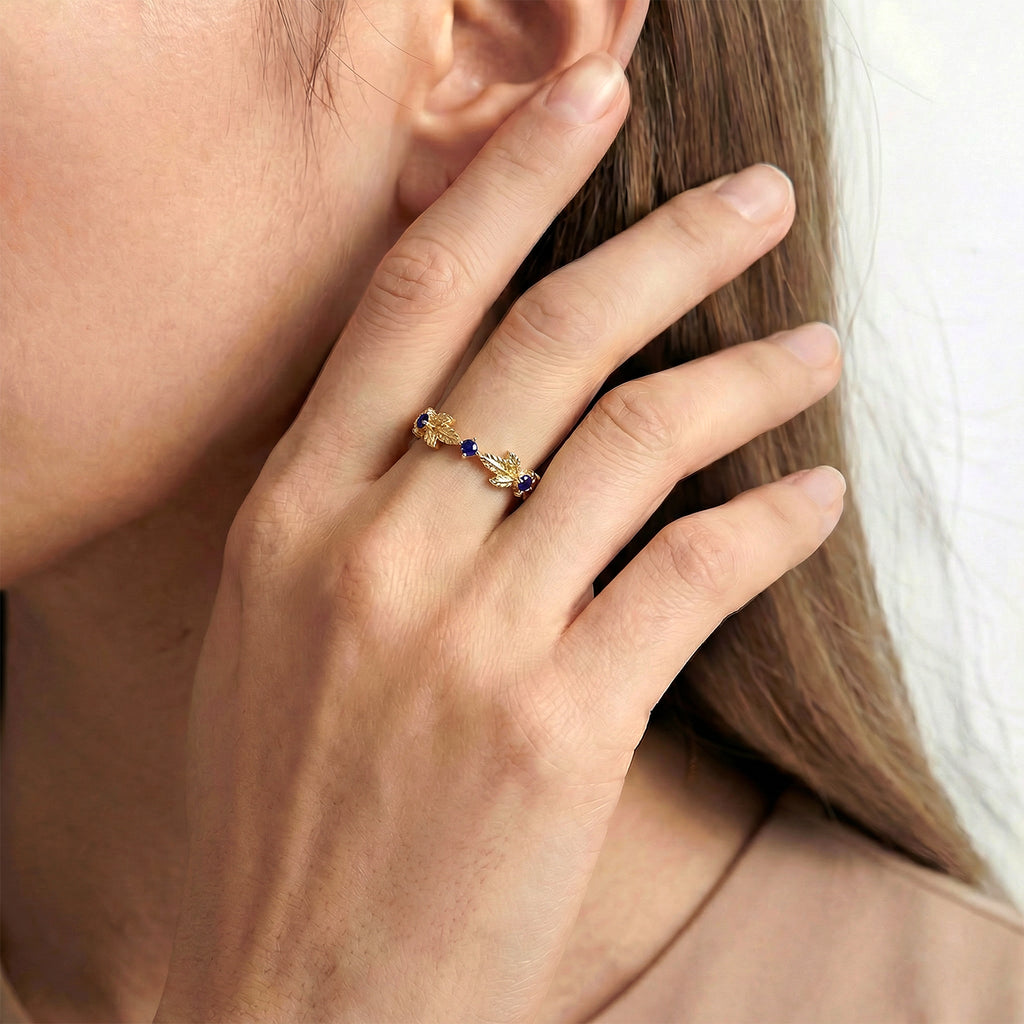 Anillo Laurel Azur