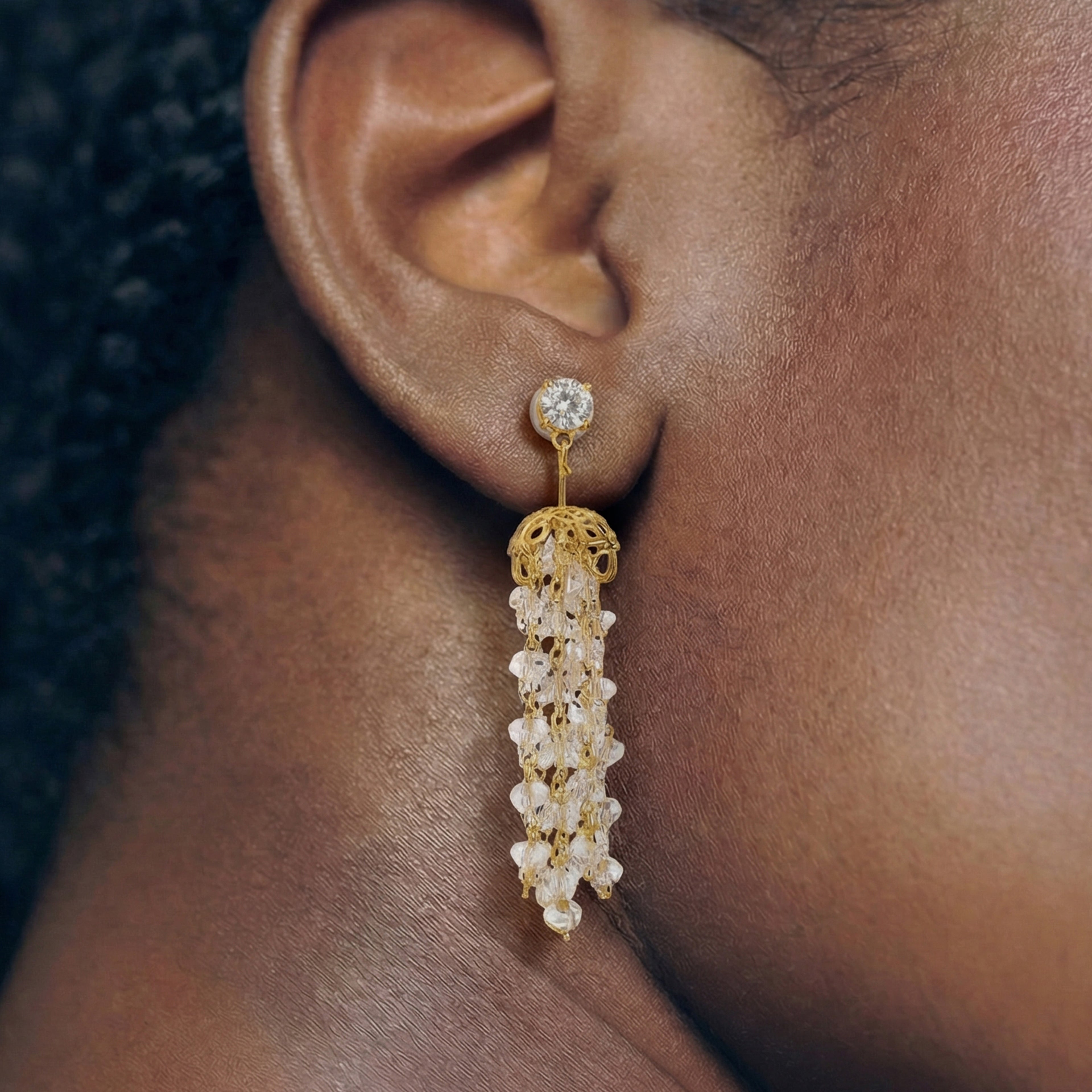 Élan Crystal Drop Earrings