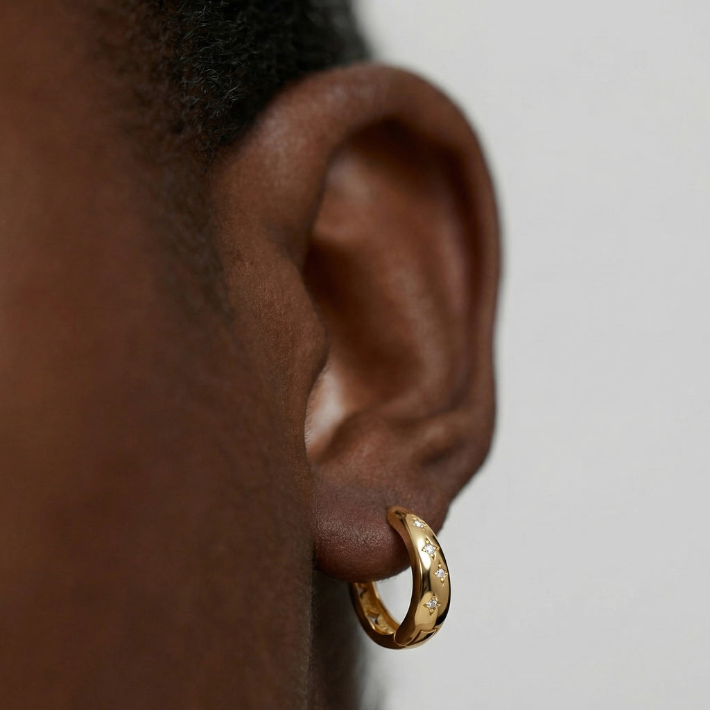 Pendientes Huggie Estrella