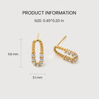 Pendientes de tuerca Celine Twist