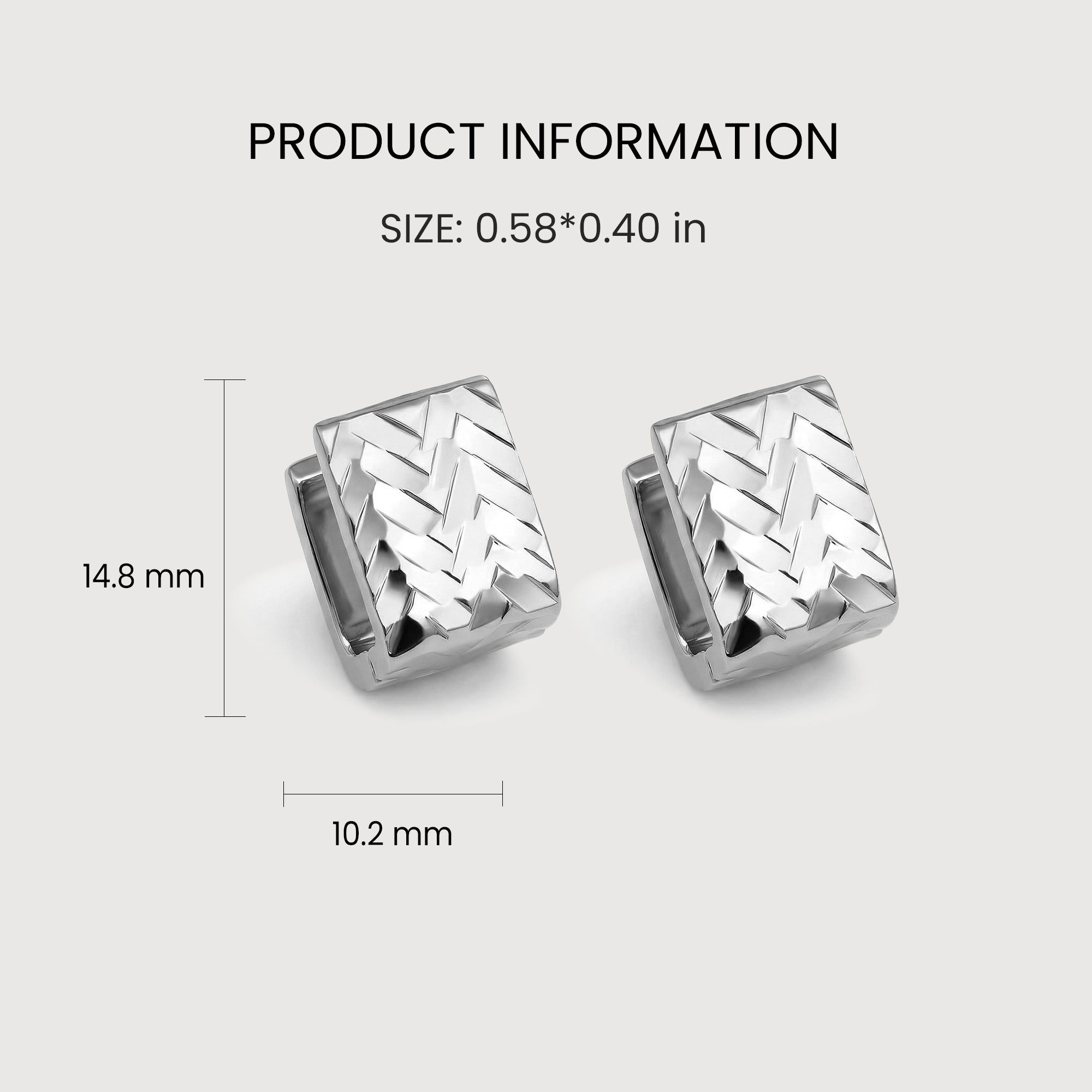 Pendientes de Aro Chevron