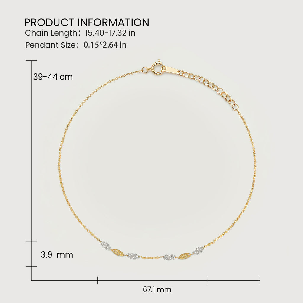 Solara Leaf Necklace