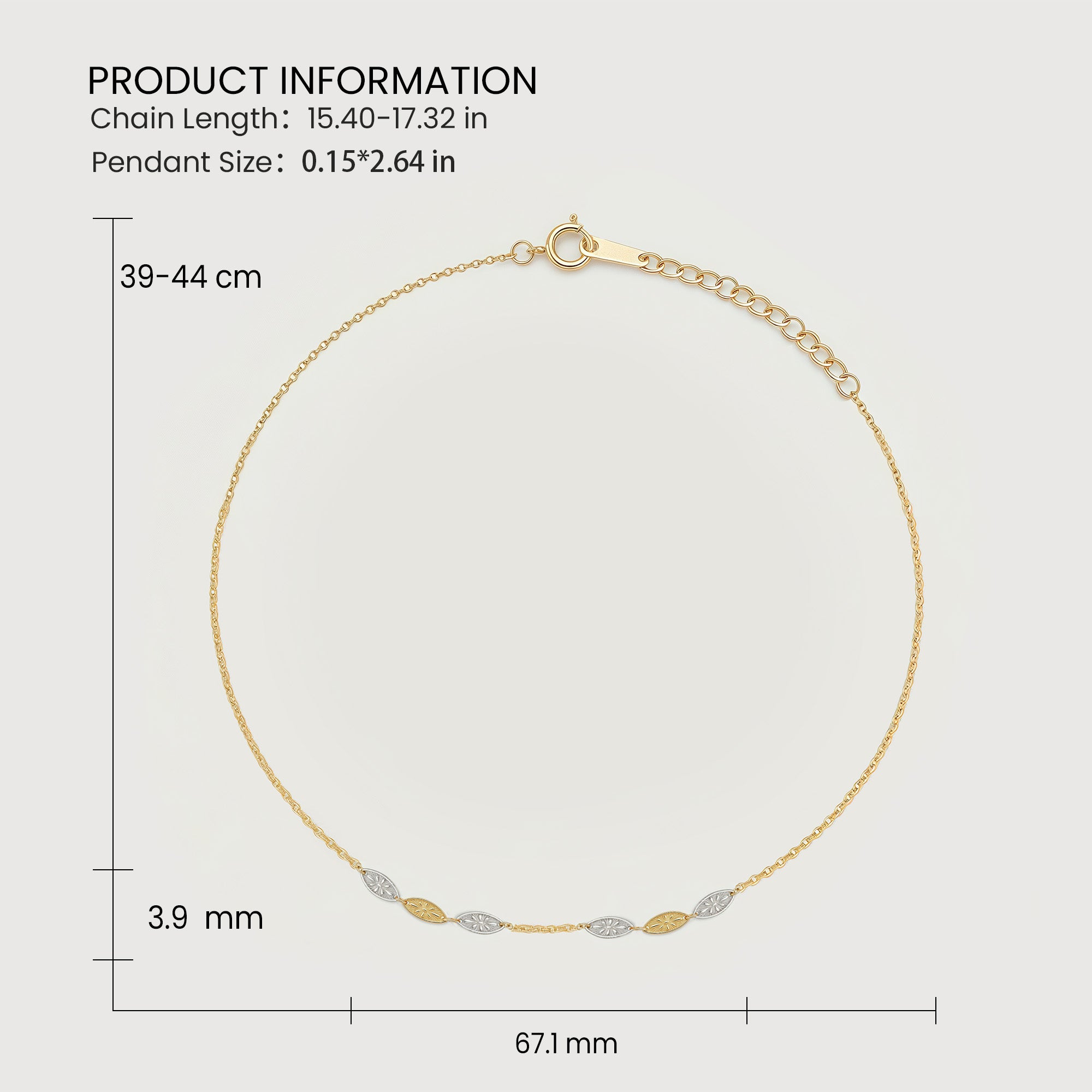 Solara Leaf Necklace