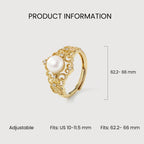 Aurelia Pearl Lace Ring