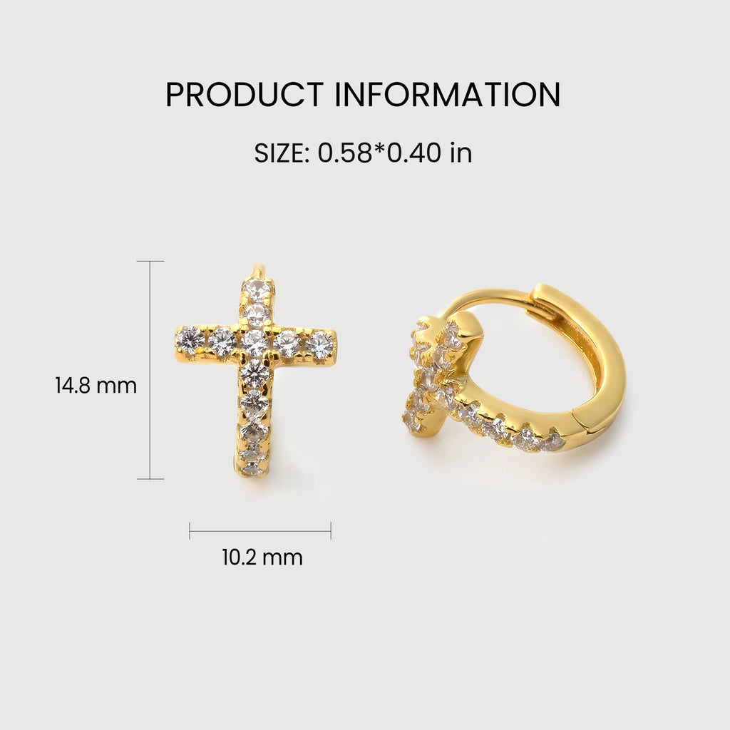 Arracadas Aurelia Cross