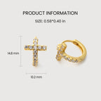 Arracadas Aurelia Cross