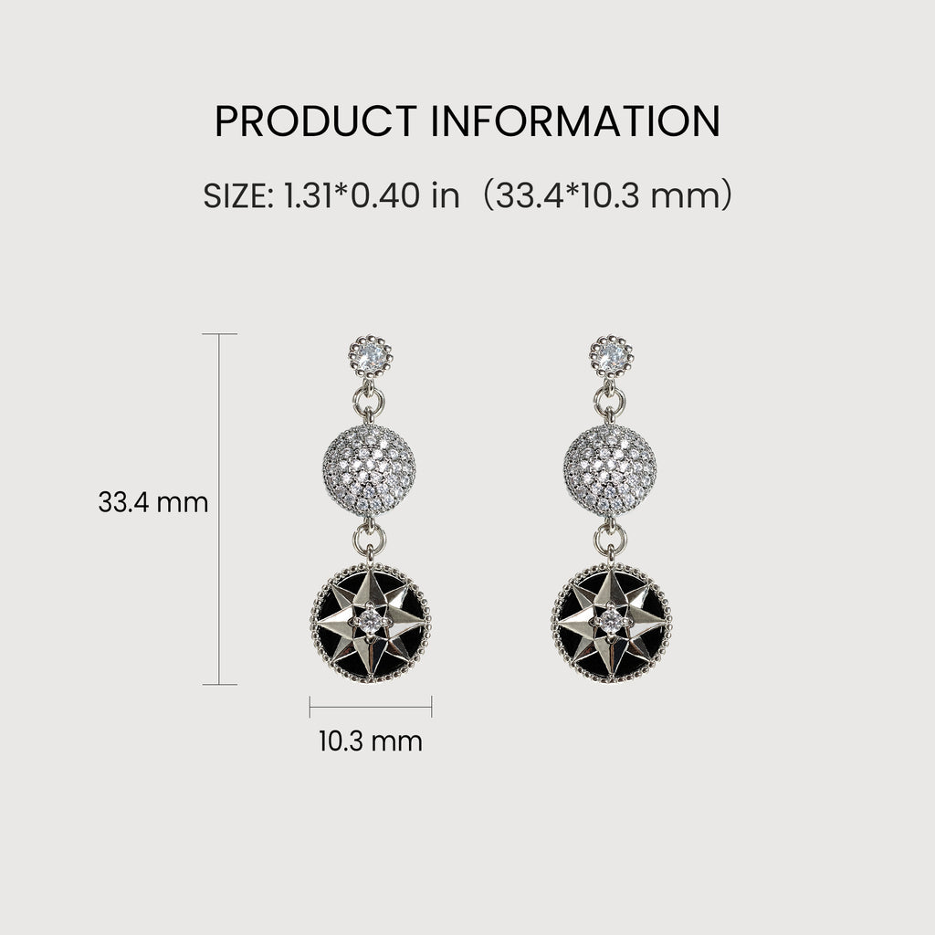Pendientes de gota Estrella Celestial