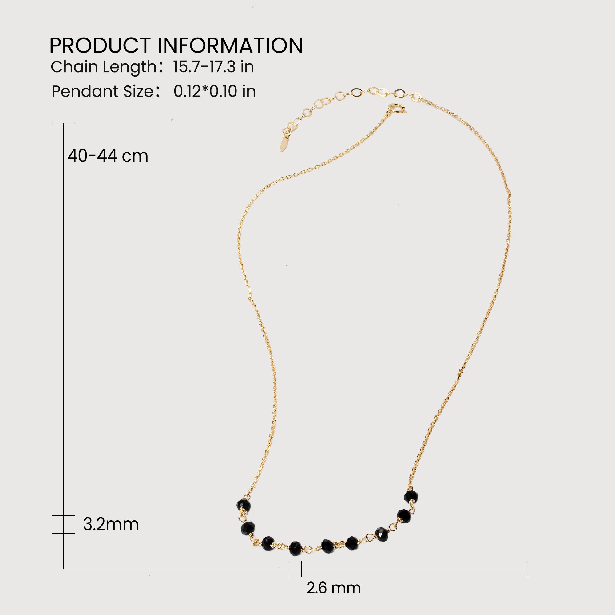 Noir Arc Necklace
